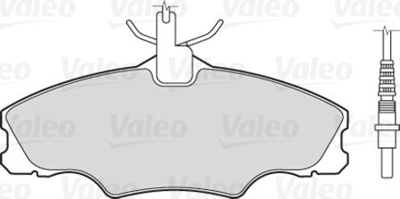 Valeo 301068 - Колодки тормозные дисковые autosila-amz.com