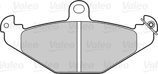 Valeo 301007 - Тормозные колодки, дисковые, комплект autosila-amz.com