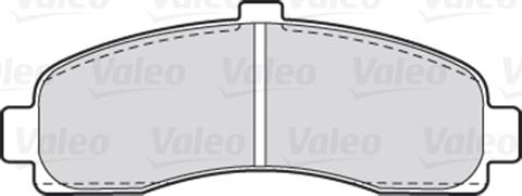 Valeo 301014 - Тормозные колодки, дисковые, комплект autosila-amz.com