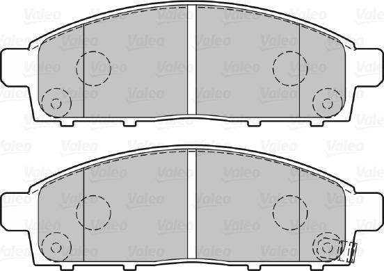 Valeo 301893 - Колодки тормозные MITSUBISHI L200 перед_WVA24529 autosila-amz.com