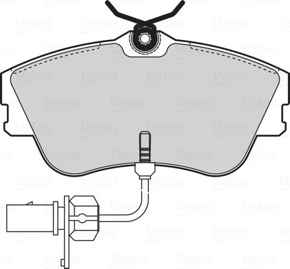 Valeo 301814 - Тормозные колодки, дисковые, комплект autosila-amz.com