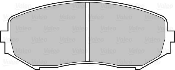 Valeo 301877 - VL301877 колодки дисковые передние\ Suzuki Grand Vitara 1.6-2.7 05> autosila-amz.com