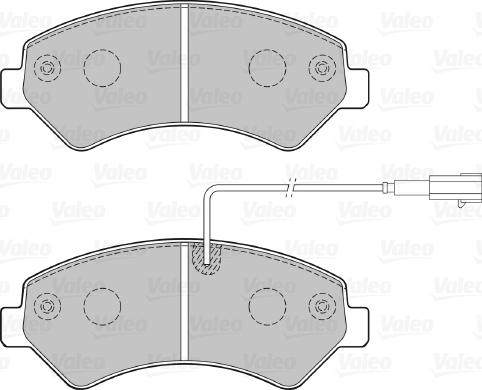 Valeo 670276 - Тормозные колодки, дисковые, комплект autosila-amz.com