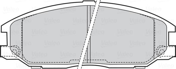 Valeo 301759 - Колодки тормозные дисковые Перед autosila-amz.com