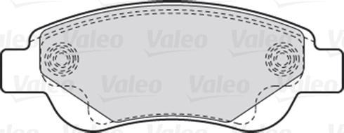 Valeo 301718 - Тормозные колодки, дисковые, комплект autosila-amz.com