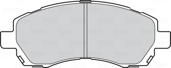 Valeo 302082 - Тормозные колодки, дисковые, комплект autosila-amz.com