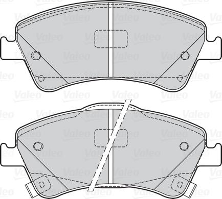 Valeo 302125 - Колодки тормозные дисковые autosila-amz.com