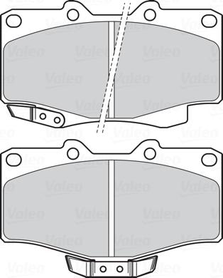 Valeo 302331 - Колодки тормозные autosila-amz.com