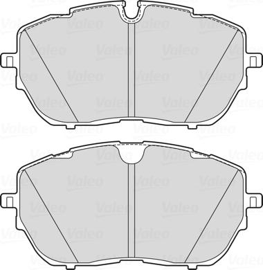 Valeo 302205 - Тормозные колодки, дисковые, комплект autosila-amz.com