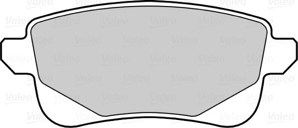 Valeo 302232 - Тормозные колодки, дисковые, комплект autosila-amz.com