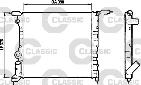 Valeo 316657 - Радиатор, охлаждение двигателя autosila-amz.com