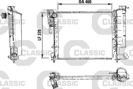 Valeo 316715 - Радиатор, охлаждение двигателя autosila-amz.com