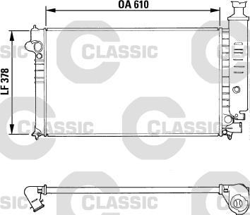 Valeo 310919 - Радиатор, охлаждение двигателя autosila-amz.com