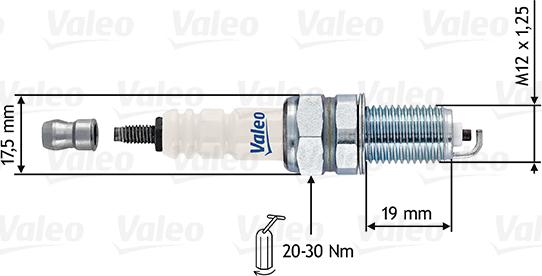 Valeo 246899 - Свеча зажигания autosila-amz.com