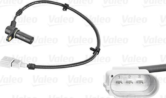 Valeo 254055 - Датчик импульсов, коленвал autosila-amz.com