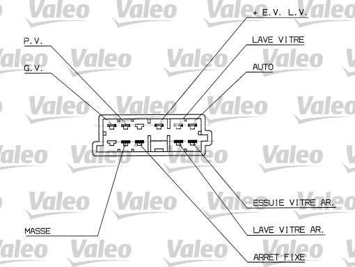 Valeo 251314 - Выключатель на рулевой колонке autosila-amz.com