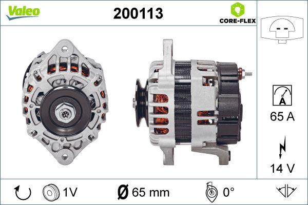 Valeo 200113 - Генератор autosila-amz.com