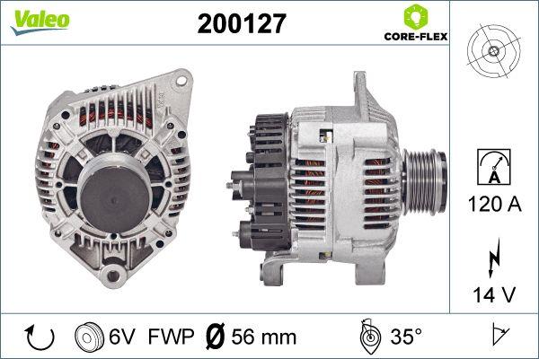 Valeo 200127 - Генератор autosila-amz.com