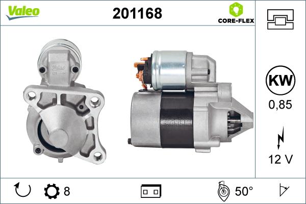 Valeo 201168 - Стартер autosila-amz.com