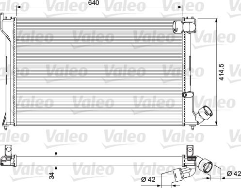 Valeo 231289 - Радиатор, охлаждение двигателя autosila-amz.com