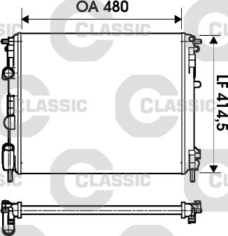 Valeo 232621 - Радиатор, охлаждение двигателя autosila-amz.com