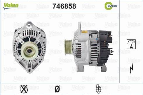 Valeo 746858 - Генератор autosila-amz.com