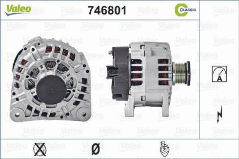 Valeo 746801 - Генератор autosila-amz.com