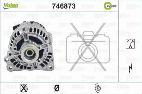 Valeo 746873 - Генератор autosila-amz.com