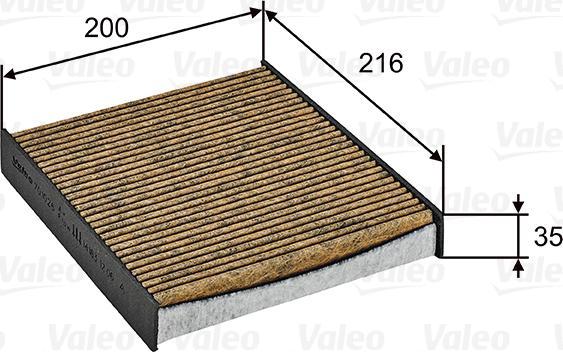 Valeo 701026 - Фильтр воздуха в салоне autosila-amz.com