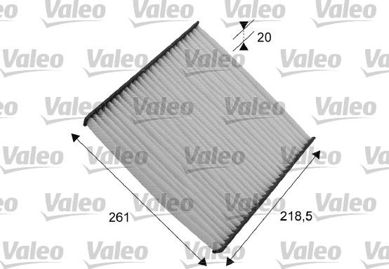 Valeo 715552 - Фильтр воздуха в салоне autosila-amz.com