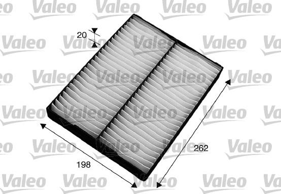 Valeo 715564 - Фильтр воздуха в салоне autosila-amz.com