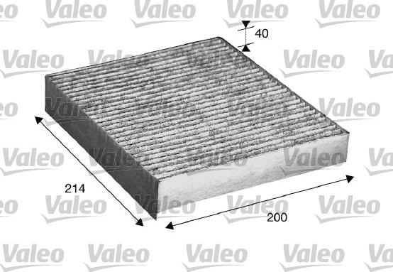 Valeo 715533 - Фильтр воздуха в салоне autosila-amz.com