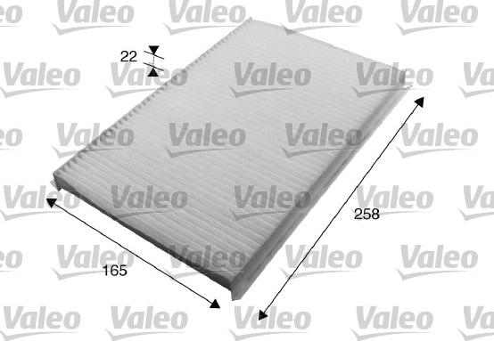 Valeo 715615 - Фильтр воздуха в салоне autosila-amz.com