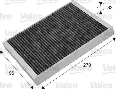 Valeo 715635 - Фильтр воздуха в салоне autosila-amz.com