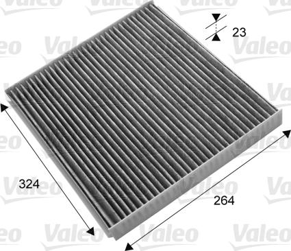 Valeo 715671 - Фильтр воздуха в салоне autosila-amz.com