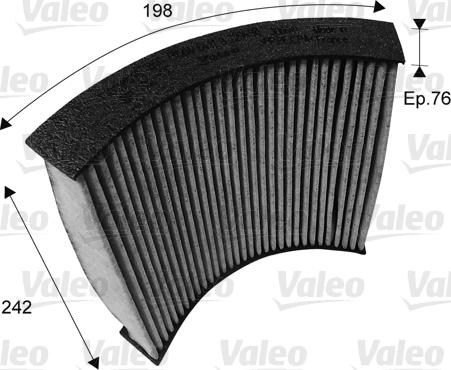 Valeo 715719 - Фильтр воздуха в салоне autosila-amz.com