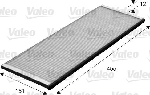 Valeo 716049 - Фильтр воздуха в салоне autosila-amz.com
