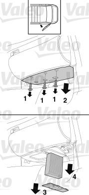 Valeo 716044 - Фильтр воздуха в салоне autosila-amz.com