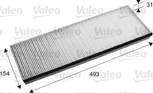 Valeo 716058 - Фильтр воздуха в салоне autosila-amz.com