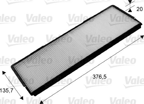 Valeo 716052 - Фильтр воздуха в салоне autosila-amz.com
