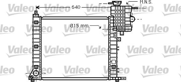 Valeo 734669 - Радиатор, охлаждение двигателя autosila-amz.com