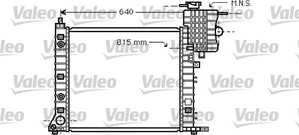 Valeo 734668 - Радиатор, охлаждение двигателя autosila-amz.com