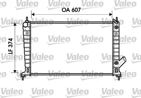 Valeo 734830 - Радиатор, охлаждение двигателя autosila-amz.com