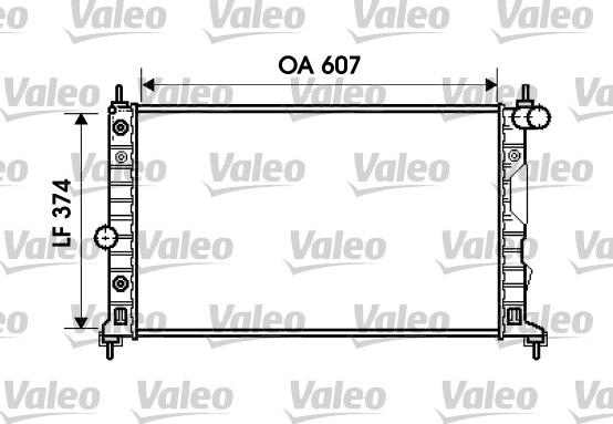 Valeo 734831 - Радиатор, охлаждение двигателя autosila-amz.com