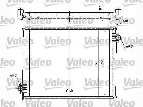 Valeo 734294 - Радиатор, охлаждение двигателя autosila-amz.com