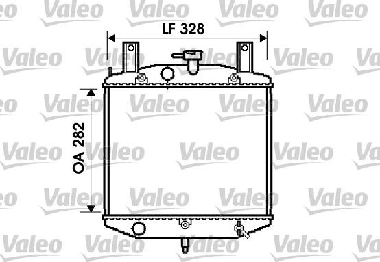 Valeo 734758 - Радиатор, охлаждение двигателя autosila-amz.com