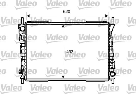 Valeo 734785 - Радиатор, охлаждение двигателя autosila-amz.com