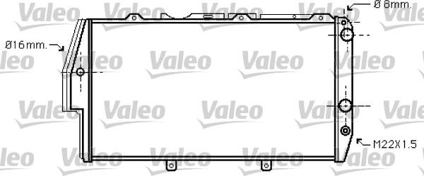 Valeo 734738 - Радиатор, охлаждение двигателя autosila-amz.com