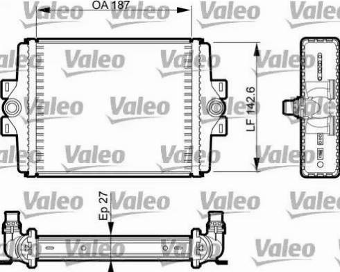 Valeo 735494 - Радиатор, охлаждение двигателя autosila-amz.com