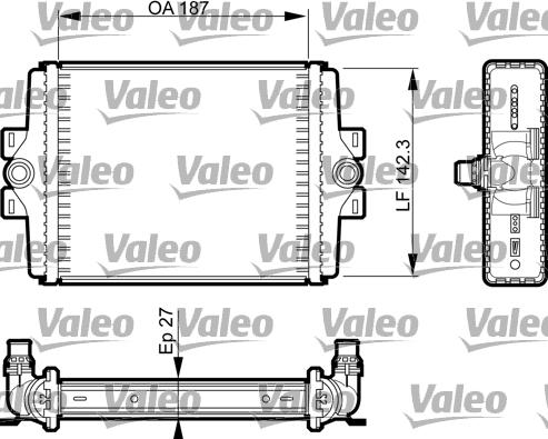 Valeo 735467 - Радиатор, охлаждение двигателя autosila-amz.com